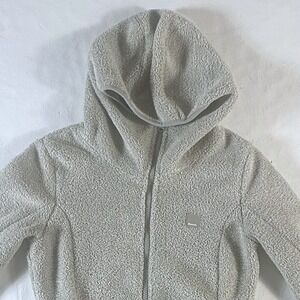 Bench Fleece Hoodie Full Zip Sherpa Jacket Women's XS Gray Performance Outerwear